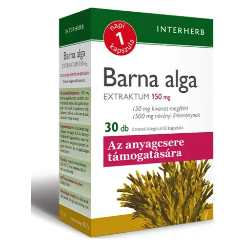 Interherb napi1 barna alga extraktum kapszula 30 db