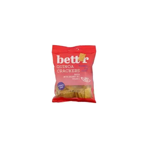 Bettr bio vegán gluténmentes quinoa kréker kurkuma&kömény 100 g
