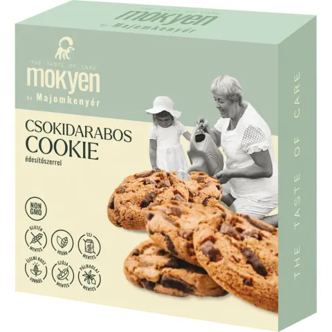 Majomkenyér csokidarabos vegán keksz hozzáadott cukor nélkül 50 g