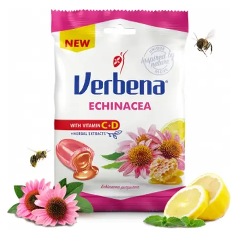 Verbena cukorka echinacea 60 g