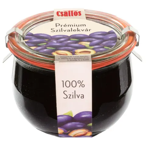 Csattos prémium szilvalekvár 600 g