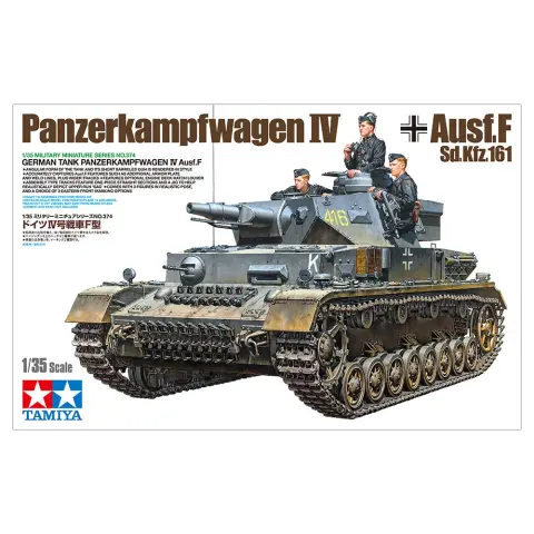 TAMIYA 1/35 Panzerkampfwagen IV Ausf.F tank modell