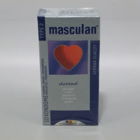 Masculan Óvszer 2-es érdes 10 db