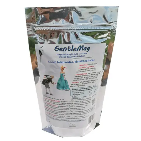 Gentlemag magnesium glycinate dietary supplement drink powder 216 g