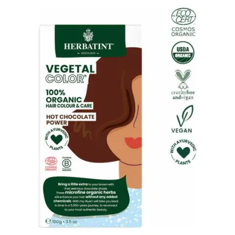 Herbatint vegetal color hot chocolate hajfesték 100 g