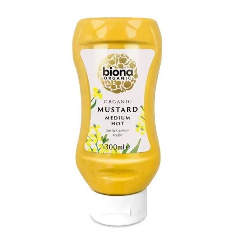 Biona bio mustár közepesen erős 300 ml