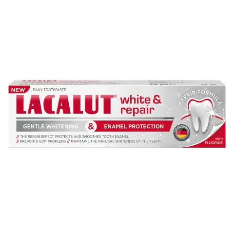 Lacalut fogkrém white & repair 75 ml