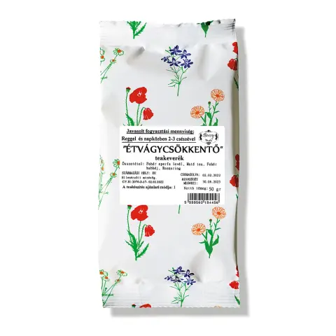 Gyógyfű étvágycsökkentő teakeverék 50 g