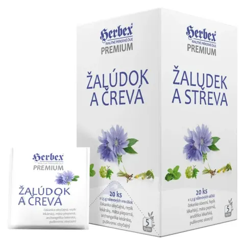 Herbex gyomor és belek tea 20x15g 30 g