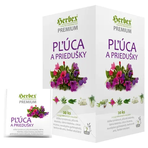 Herbex tüdő és légutak tea 20x15g 30 g