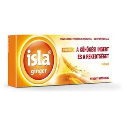 Isla ginger torok pasztilla 30 db