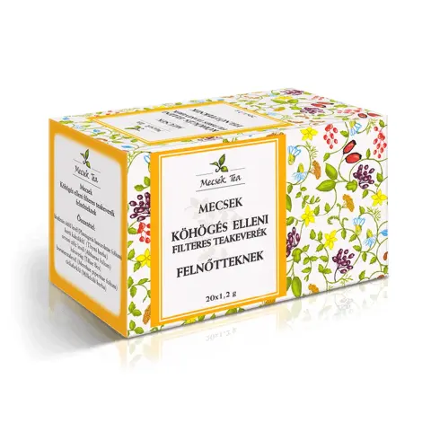 Mecsek köhögés elleni tea felnőtteknek 20x12g 24 g