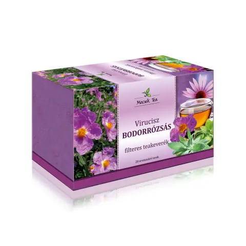 Mecsek virucisz bodorrózsás teakeverék 20x15 g 30 g