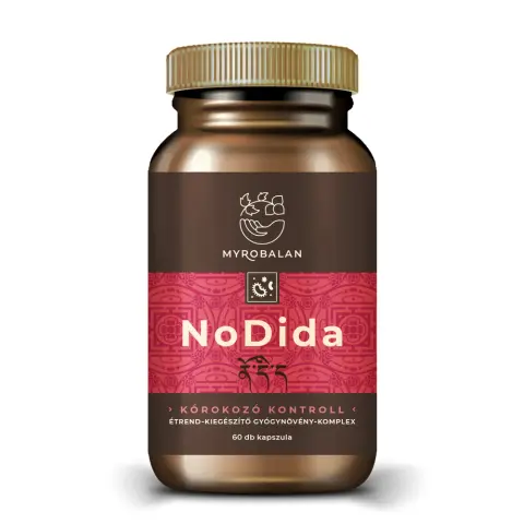 Myrobalan nodida candida gombák és élősködők elleni gyógynövény-komplex vegán kapszula 60 db