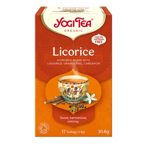 Yogi bio tea édesgyökér egyiptomi fűszeres 17x18g 31 g