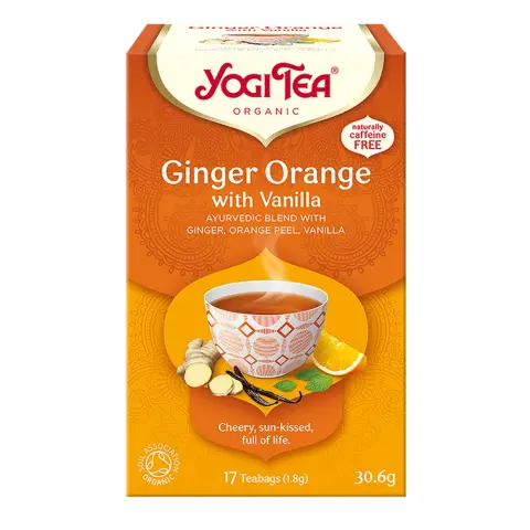 Yogi bio tea narancsos gyömbér vaníliával 17x18g 31 g