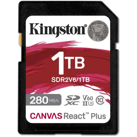 KINGSTON Canvas React Plus V60 1000GB SDXC 150 MB/s SDR2V6/1TB