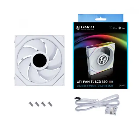 LIAN LI UNI FAN TL LCD 140mm fehér