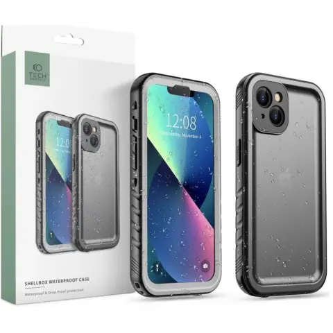 TECH-PROTECT Shellbox waterproof and shockproof case Apple iPhone 13 Mini black