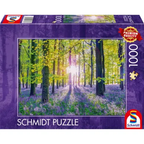 SCHMIDTSPIELE Puzzle játék 1000 darabos Harangvirágok az erdőben