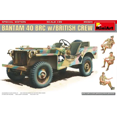 MINIART Bantam 40 BRC W/British Crew.