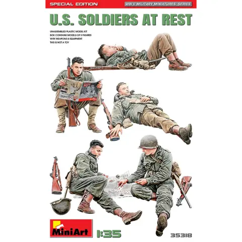 MINIART U.S. Soldiers at Rest. Special