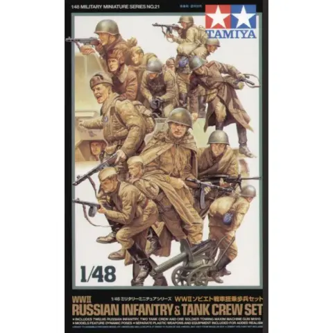 TAMIYA 1:48 WWII Russian Infantry and