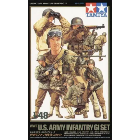 TAMIYA 1:48 WWII US Army Infantry GI S
