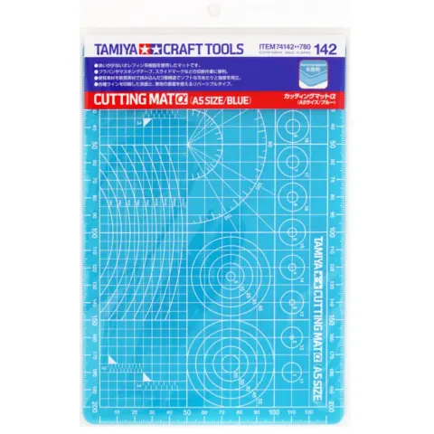TAMIYA Cutting Mat A (A5 Half/Blue) -