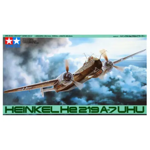 TAMIYA Heinkel He219 A-7 Uhu - 1 figu