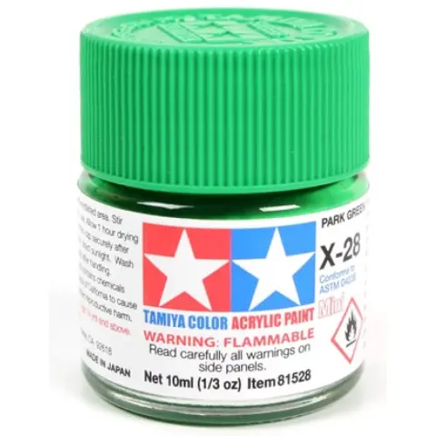 TAMIYA Mini Acrylic X-28 Park Green 10