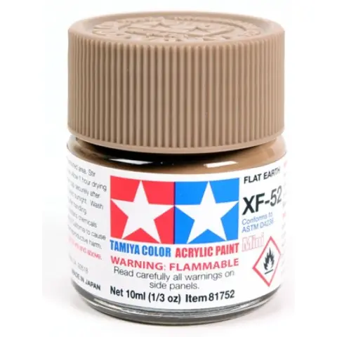 TAMIYA Mini Acrylic XF-52 Flat Earth 1