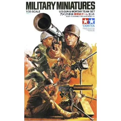 TAMIYA U.S. Gun and Mortar Team Kit