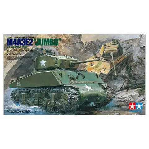 TAMIYA U.S. M4A3E2 Jumbo Assault tank