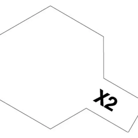 TAMIYA X-2 White - Acrylic Paint (Glos