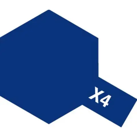 TAMIYA X-4 Blue - Acrylic Paint (Gloss