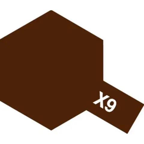 TAMIYA X-9 Brown - Acrylic Paint (Glos