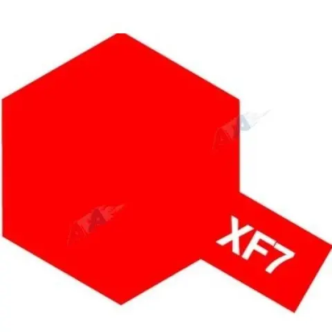 TAMIYA XF-7 Flat Red - Acrylic Paint (