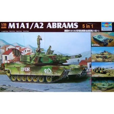 TRUMPETER M1A1/A2 Abrams 5 In 1