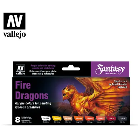 VALLEJO Fire Dragons (8) by Angel Gira