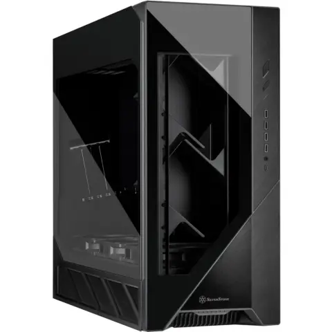 SILVERSTONE ALTA F2 TG computer case black