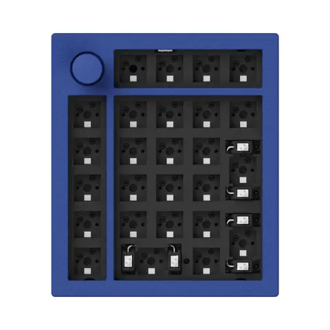 KEYCHRON Q0 Plus Barebone Knob QMK Custom Number Pad kék