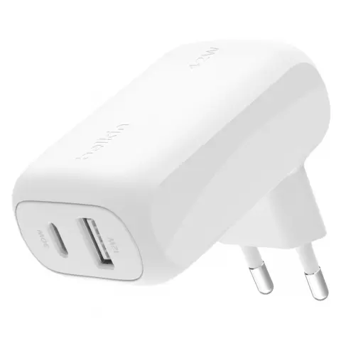 BELKIN WCB009VFWH Dual Wall Charger 42W white