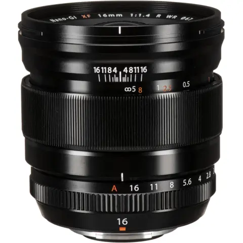 FUJI XF 16mm F1.4 R WR objektív fekete