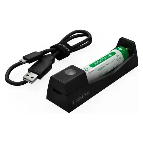 LEDLENSER LL-500986 Li-ion akkumulátor töltő állomás + 14500 akku
