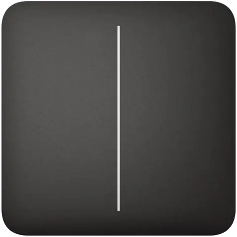 AJAX SYSTEMS SoloButton (2-gang) fekete