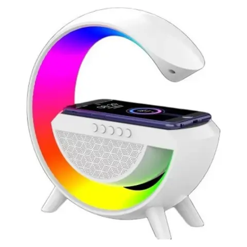 BLACKBIRD Bluetooth zvučnik bežično punjenje telefona LED bijeli