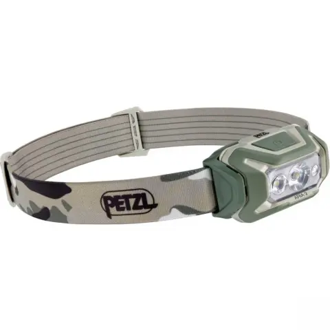 PETZL ARIA 2 RGB Led fejlámpa világosbarna/zöld