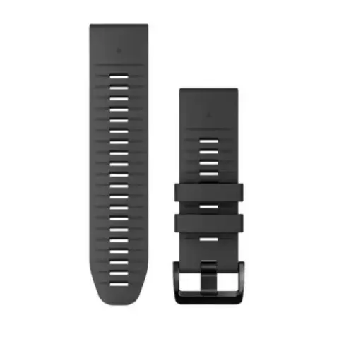GARMIN Óraszíj 26mm grafit szilikon (QuickFit)