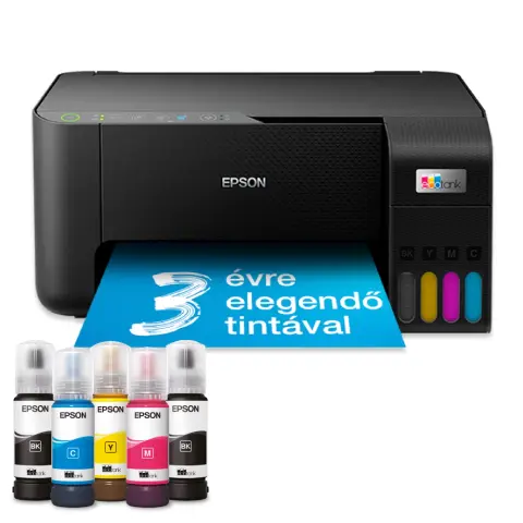 EPSON EcoTank L3270 Színes MFP WiFi/USB 8100/6500 oldal tintával